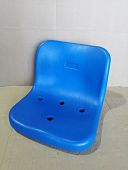 Сиденье пластиковое стадионное для трибун стадионов арен ледовых дворцов спортивных комплексов гонок соревнований Mantella синий