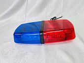 Маяк проблесковый светодиодный дорожная автомобильная мигалка красно-синий на крышу для спецтехники автомобиля, автобуса, грузовика Mantella 316 см  10-30 V