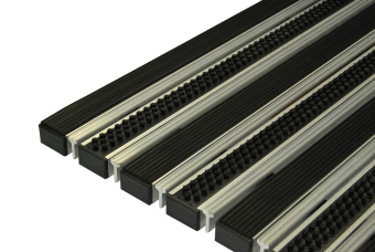 Грязезащитный модульный настил коврик решетка Резина Скребок Щетка сменные модули