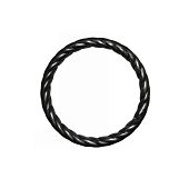 Кованый элемент ковки Кольцо из витой трубы D=135 (Тр.14х1.5 мм)