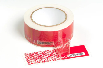 Пломбировочный Скотч пломба номерная индикаторная наклейка П45 
