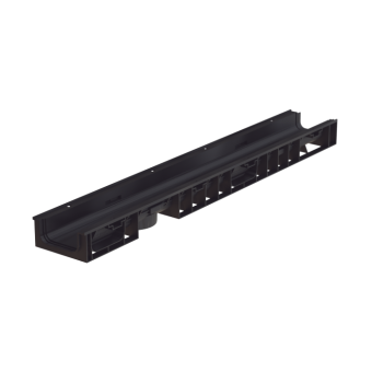 Лоток водоотводный Аквасток Norma 100 H70 пластиковый комплект